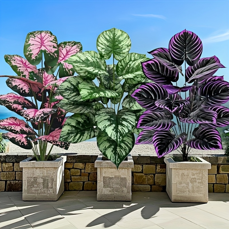 Fiddle Leaf Fig - Grand ensemble de plantes vertes artificielles