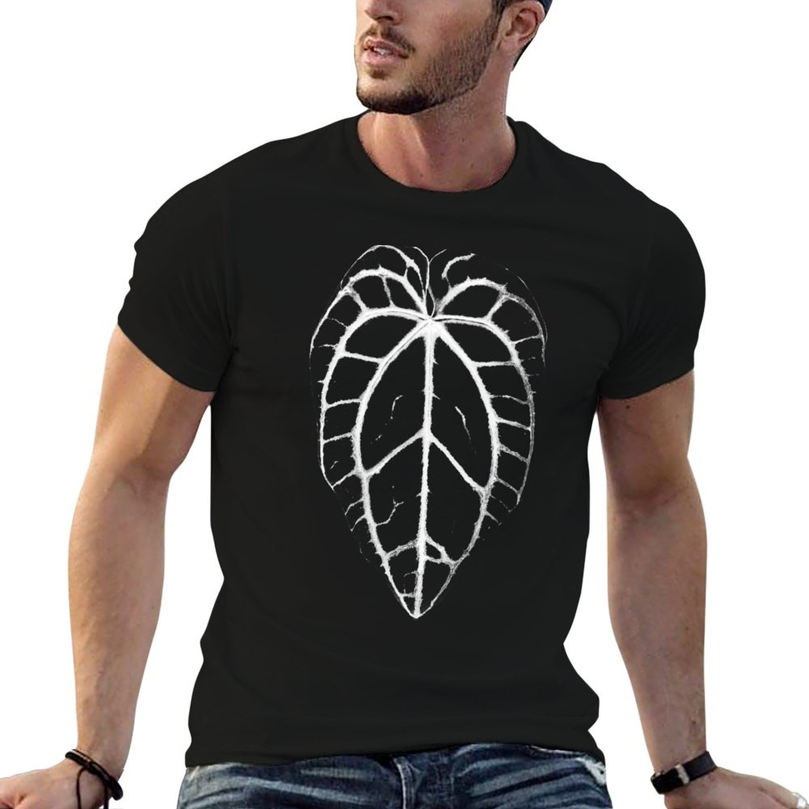 Anthurium Crystallinum - T-shirt ANTHURIUM CRYSTALLINUM VEINS, t-shirt décontracté