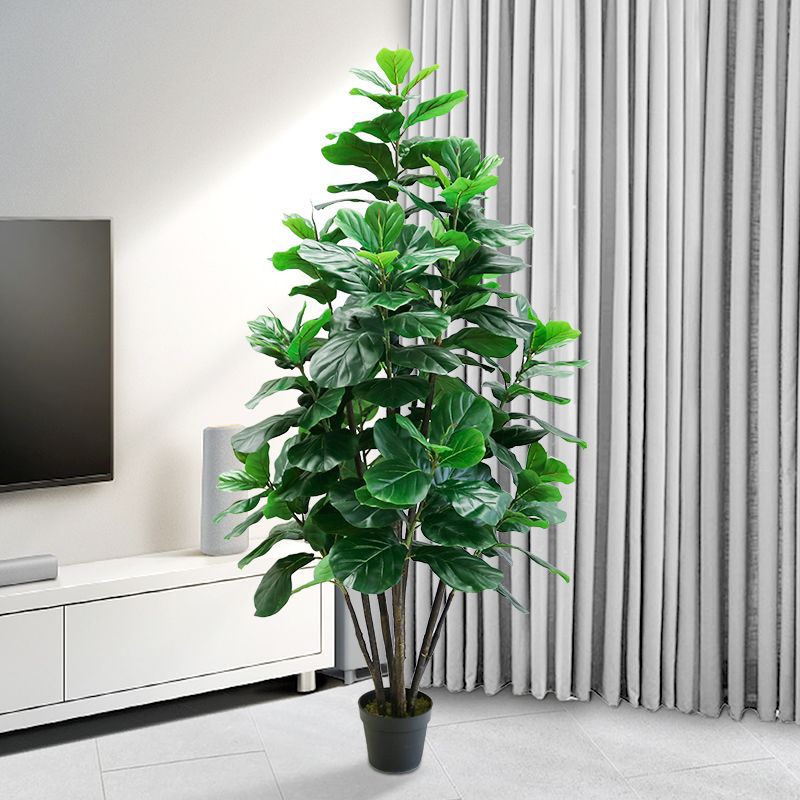 Fiddle Leaf Fig - Grand Ficus Lyrata artificiel tropical de