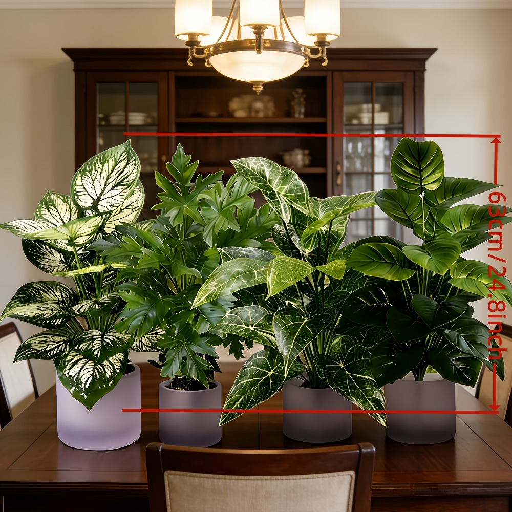 Lot de 4 plantes artificielles - Fiddle Leaf Fig avis et prix