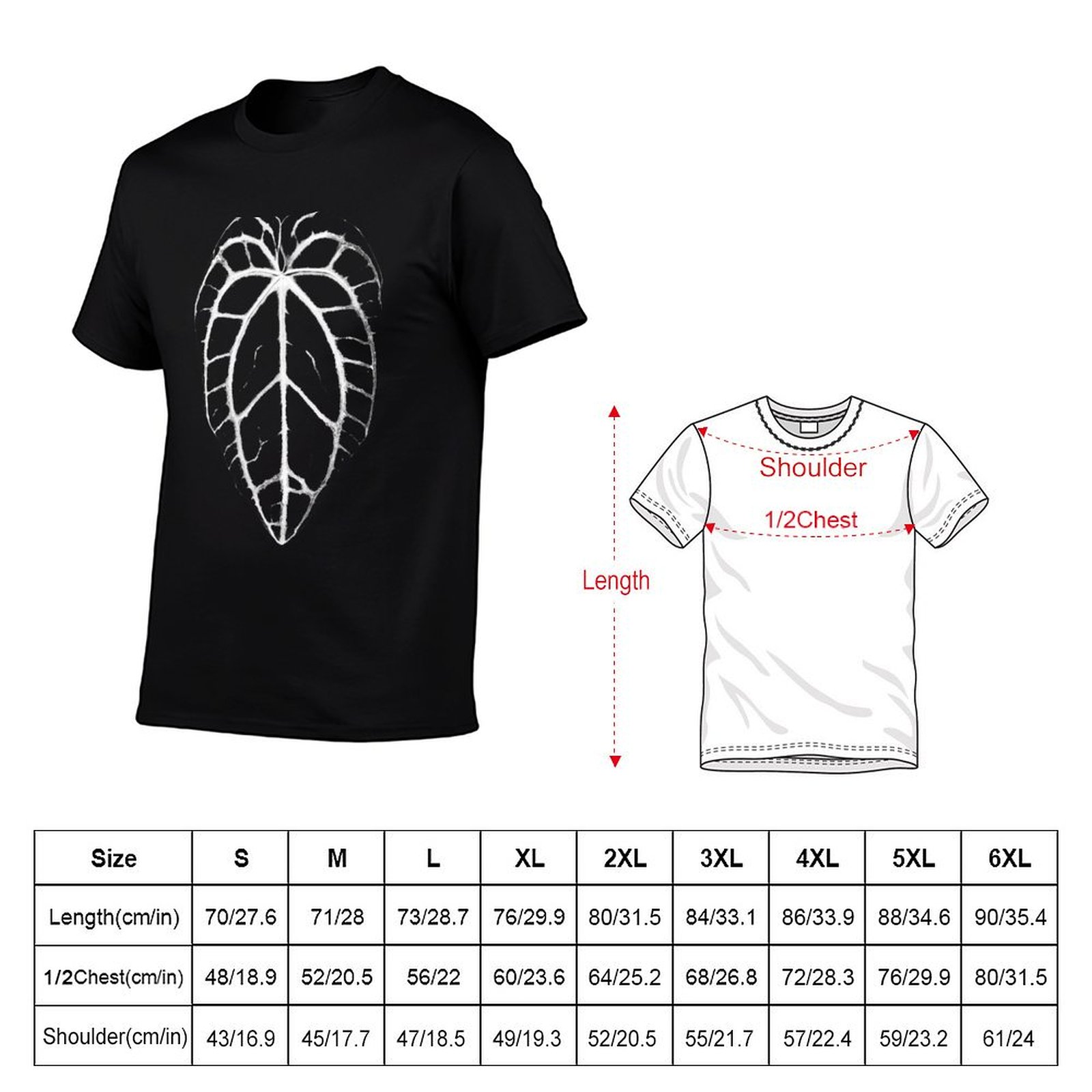 T-shirt ANTHURIUM CRYSTALLINUM - Anthurium Crystallinum avis et prix