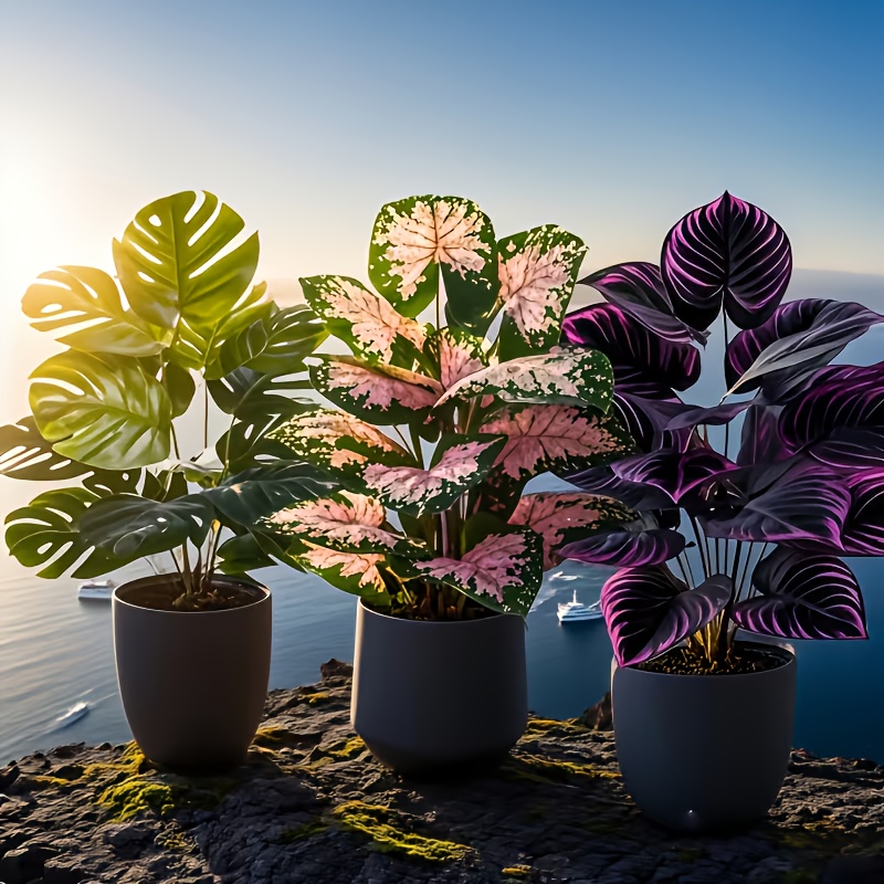 Ensemble de 3 plantes artifici - Fiddle Leaf Fig avis et prix